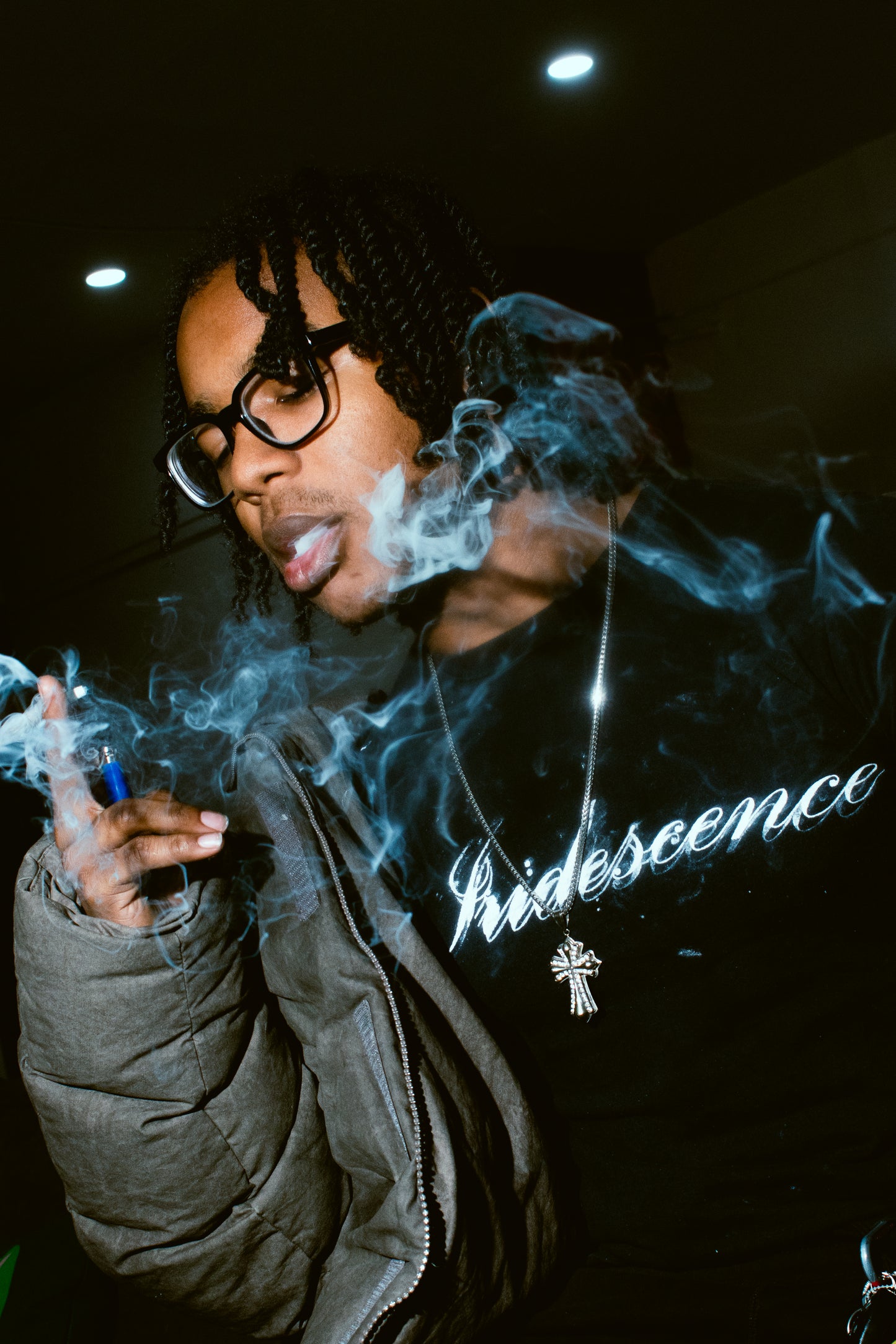 Iridescence Cursive Tee
